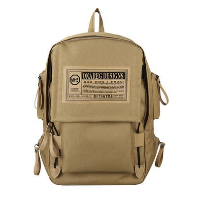 High quality Canvas Backpack, large capacity travel computer, backpack for men, female campus bag for College Students