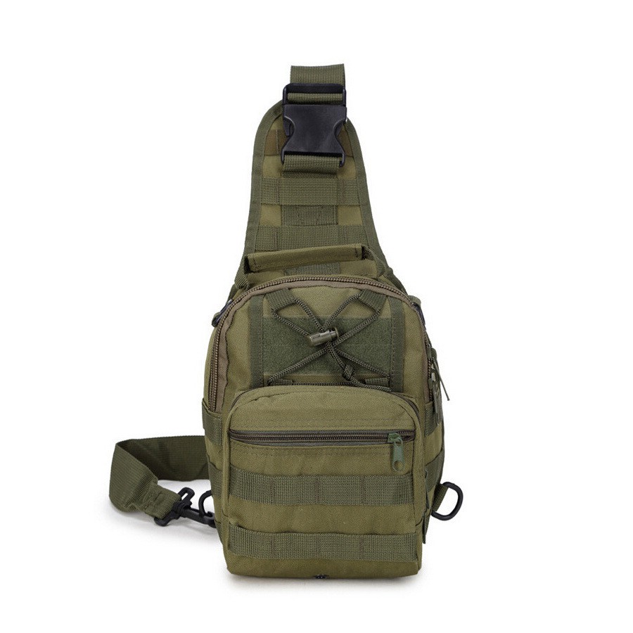 Manufacturer's Explosive Outdoor Mountaineering Hiking Cycling Shoulder Bag Jungle Battlefield Combat Camouflage Messenger Tactical Chest Bag