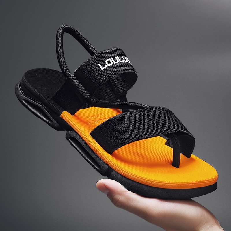 New Men's Sandals Dual-use Summer Men's Outerwear Thick-soled Sandals And Slippers Wholesale Trend Beach Shoes