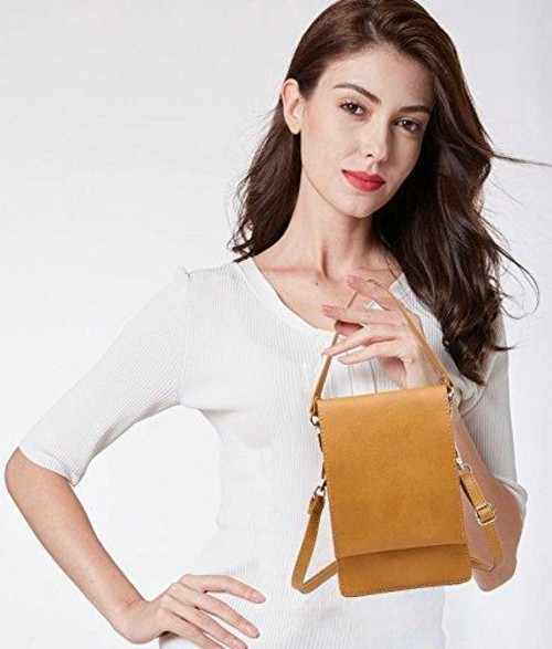 SHOMICO Women Small Crossbody Purse Cell Phone Pouch Shoulder Bag For