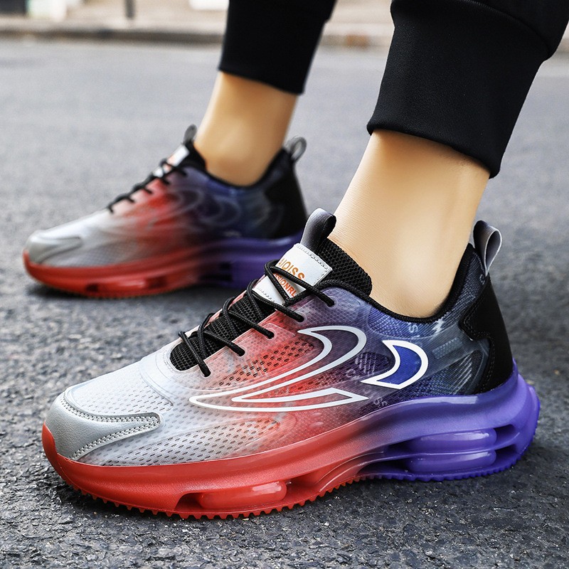 Couple Shoes Hit Color Personality Breathable Comfortable Casual Running Shoes