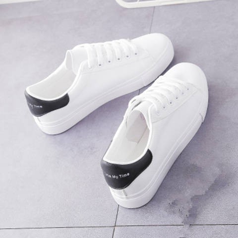 Small White Shoes Women's 2021 Spring And Autumn New Fashion Flat Shoes Students Breathable Women's Shoes Net Red Single Shoes Casual White Shoes