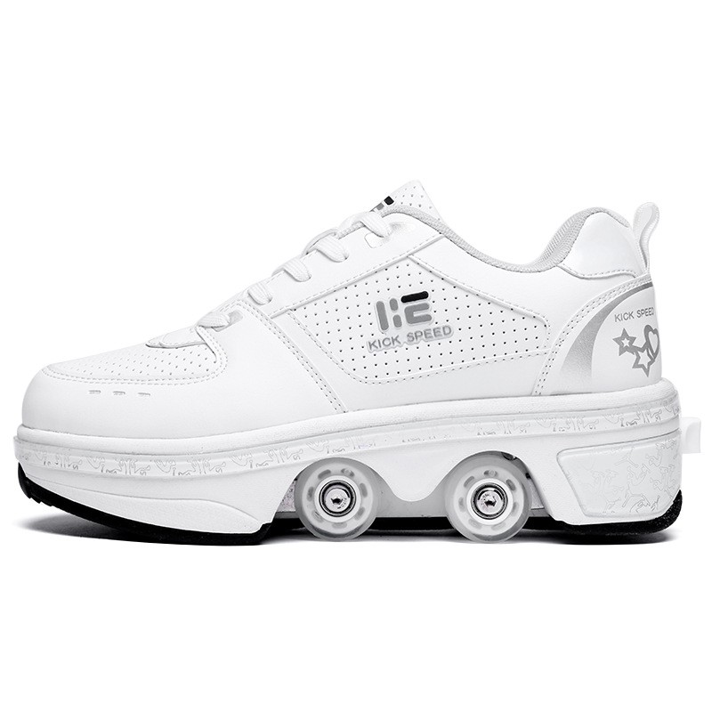Shoes Withwheels Parent-child Runaway Shoes Boys And Children Deformed Skating Sneakers Female Roller Skating Luminous Shoes