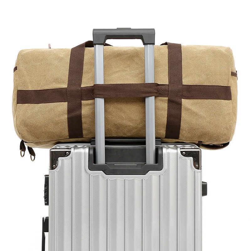 Large capacity sports leisure bag travel bag men's short trip LUGGAGE BAG canvas bag boarding bag