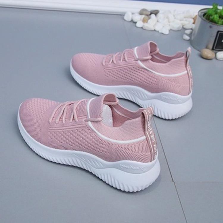 Women's Shoes 2022 Autumn New Korean Version Running Shoes Fashion Casual Comfortable Cross-border Breathable Women's Flying Woven Sneakers