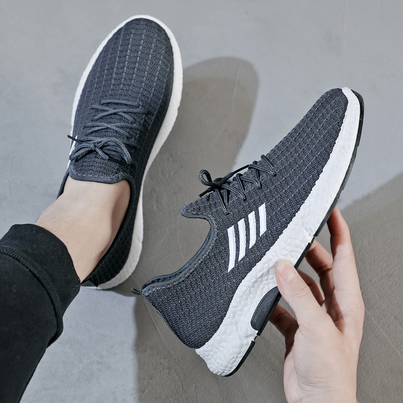 2021 Spring And Autumn New Men's Korean Casual Walking Shoes Middle-aged And Elderly Breathable Non-slip  Men's Shoes