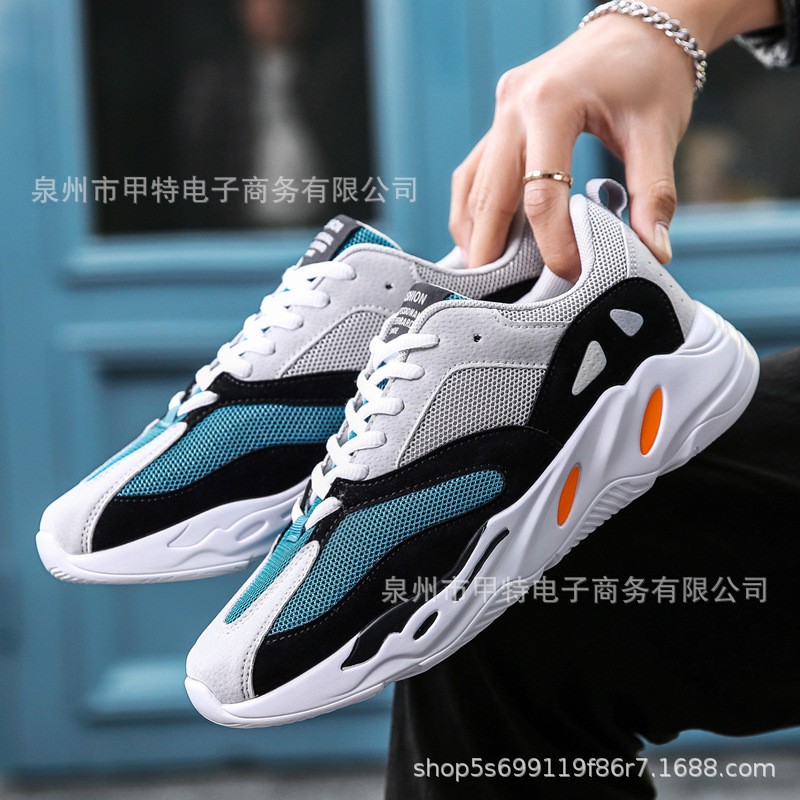 Cross-border Summer Men's Breathable Mesh Shoes Foreign Trade Large Size Couple Shoes Sports Shoes Casual Shoes Korean Men's Shoes Women's Shoes