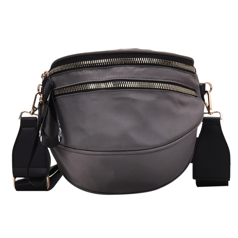 Women's Bag Korean Version Ins Wide Shoulder Strap Diagonal Bag Casual All-match Waist Bag Shoulder Bag