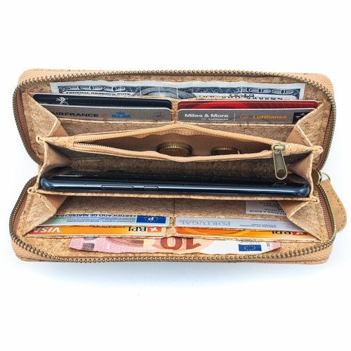 Marilyn Monroe Cork Zipper Wallet- BAG-2076-H
