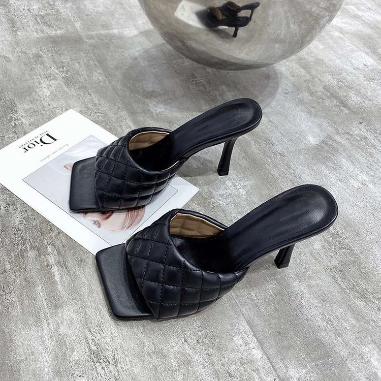 New Style Flip Flops Women's Summer Open-toe Roman Shoes High-heeled Sandals
