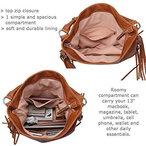 SHOMICO Oversize Hobo Bag for Women Boho Purses and Handbags Fringe