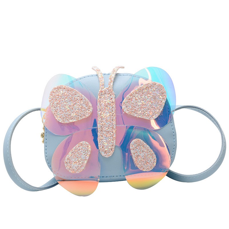 Children's Bags New Children's Crossbody Bag Children's Coin Purse Cute Butterfly Shoulder Bag OU Personality Foreign Style Women's Bag