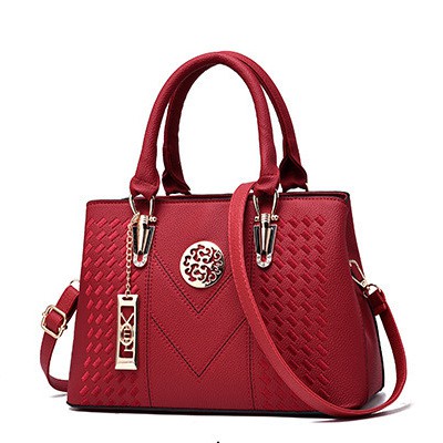 New Female Bag European And American Trend Car Stitching Handbag Large-capacity Fashion Shoulder Bag