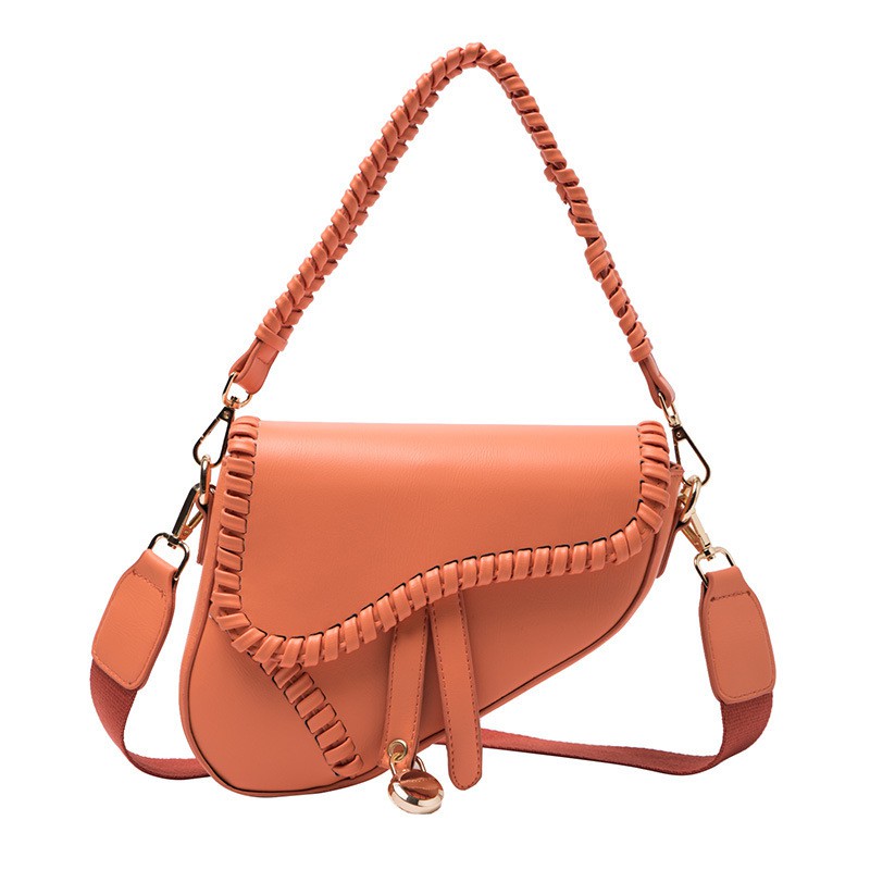 Cross-border Wholesale Bags 2020 Summer New Women's Bags Europe And The United States Retro Messenger Saddle Bag Lace Underarm Shoulder Bag