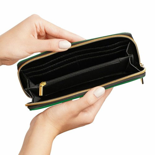 Zipper Wallet, Forest Green Purse