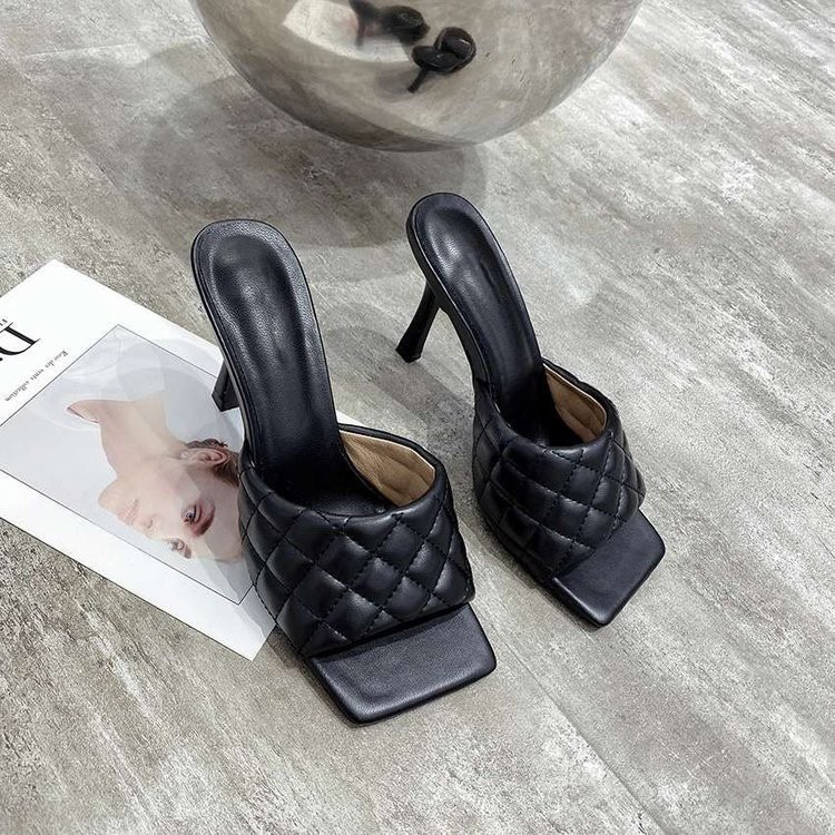 New Style Flip Flops Women's Summer Open-toe Roman Shoes High-heeled Sandals