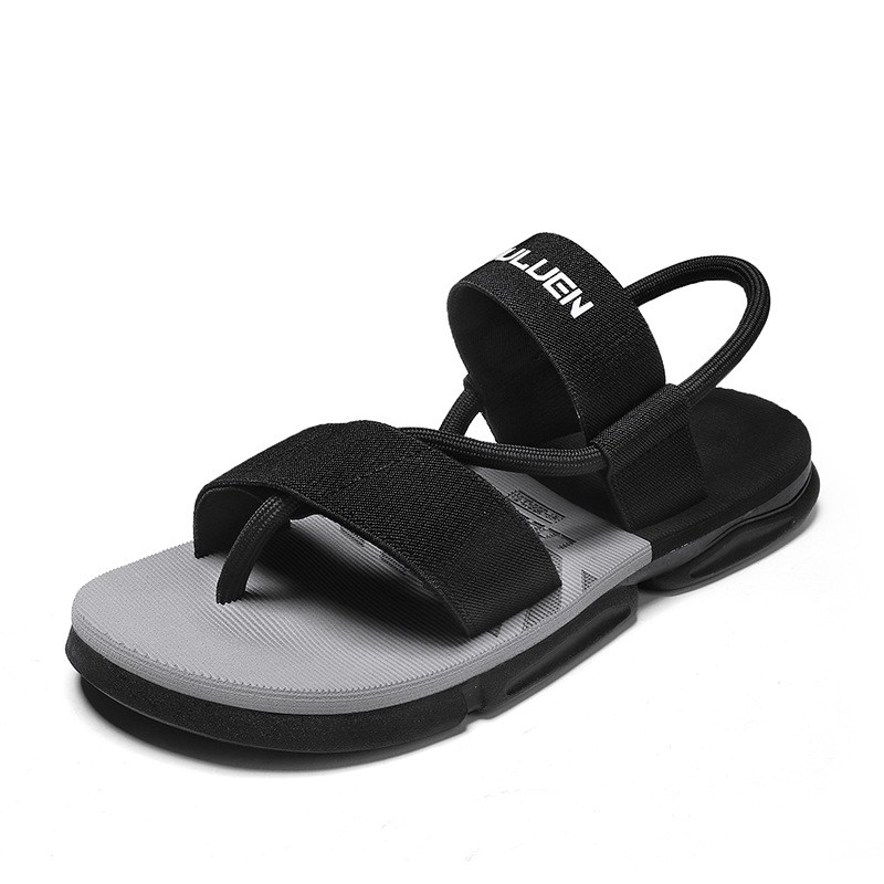 New Men's Sandals Dual-use Summer Men's Outerwear Thick-soled Sandals And Slippers Wholesale Trend Beach Shoes