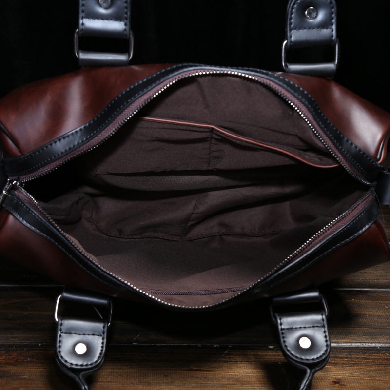Men's shoulder bag - Horse leather with multi function