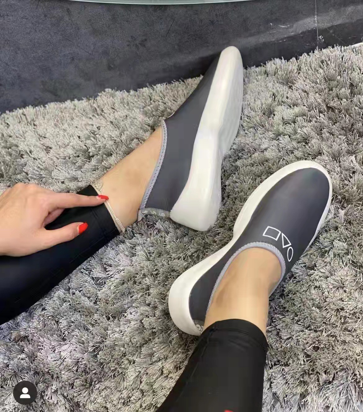Large Size Single Shoes Women  Summer New European And American Round Toe Thick Bottom  Rest Women's Shoes