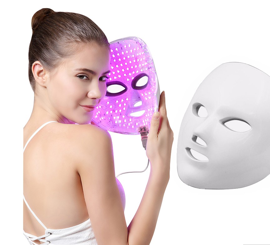 Led Facial beauty instrument US Skin Mask Logo