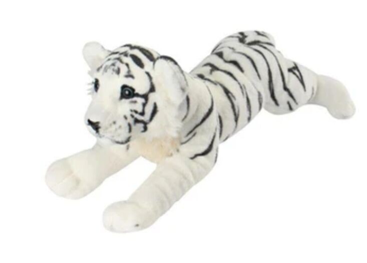White Tiger Cub Soft Stuffed Plush Toy