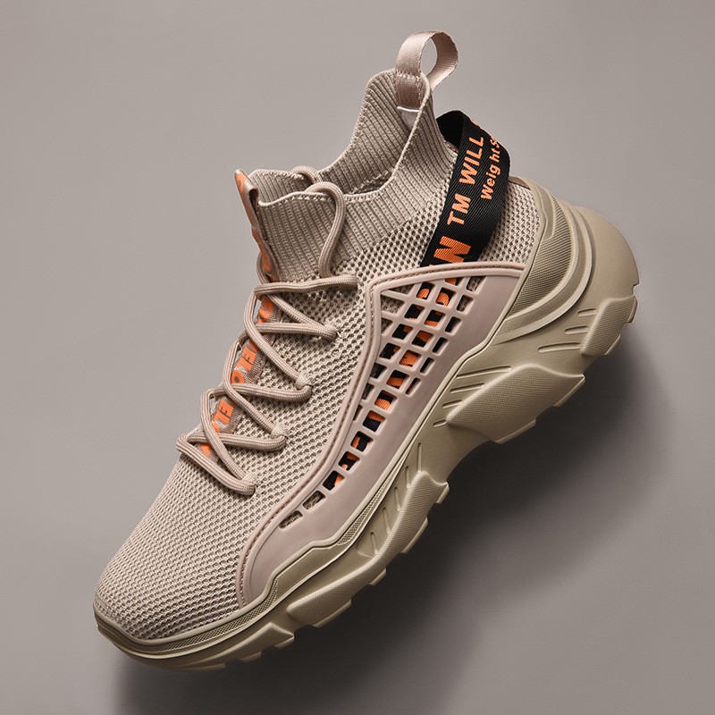 Men's sports casual shoes with socks