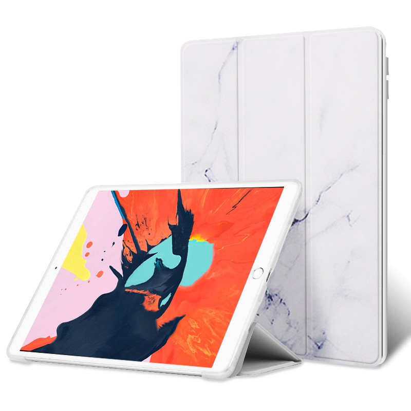 2020 Applicable Ipad10.2 Air2 Flat Protective Cover 9.7pro11 10.5 Silicone Tri-fold Mini4 