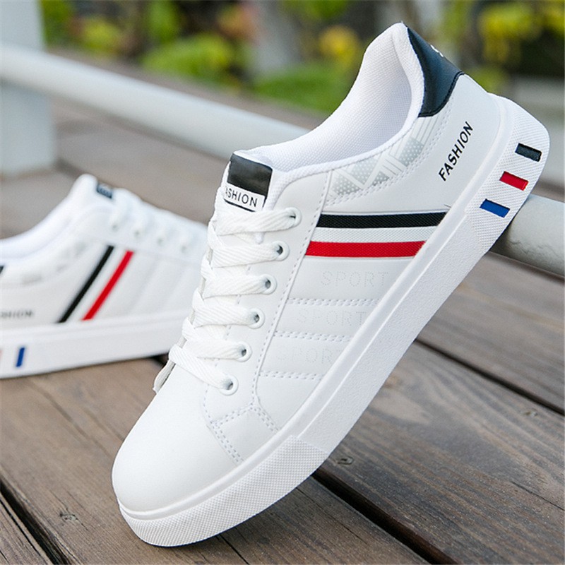 Spring New White Shoes -The Wild Trend Sports Casual Shoes Breathable Student Shoes Board Shoes Men's Trendy Shoes