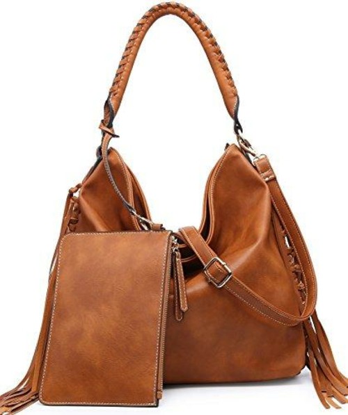 SHOMICO Oversize Hobo Bag for Women Boho Purses and Handbags Fringe