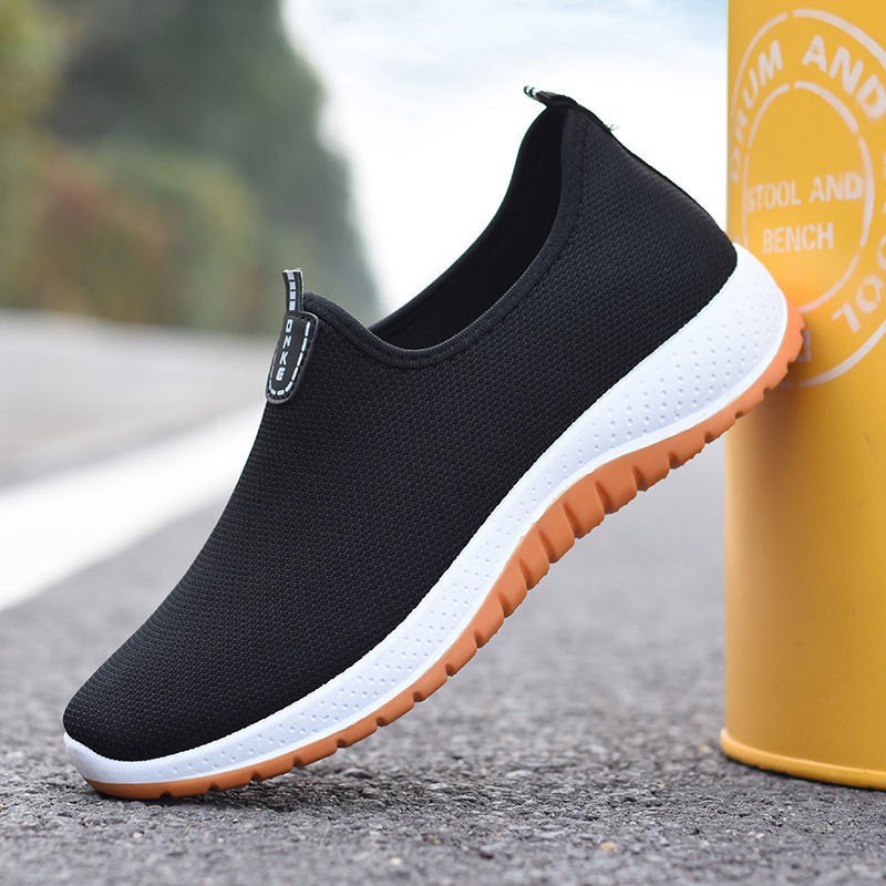 Spring 2022 Beef Tendon Bottom Old Beijing Cloth Shoes Men's Non-slip Wear-resistant Thick-soled Cloth Shoes Breathable Sports Casual Shoes